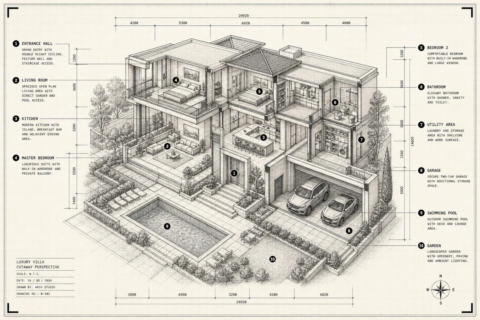 Luxury villa OS blueprint